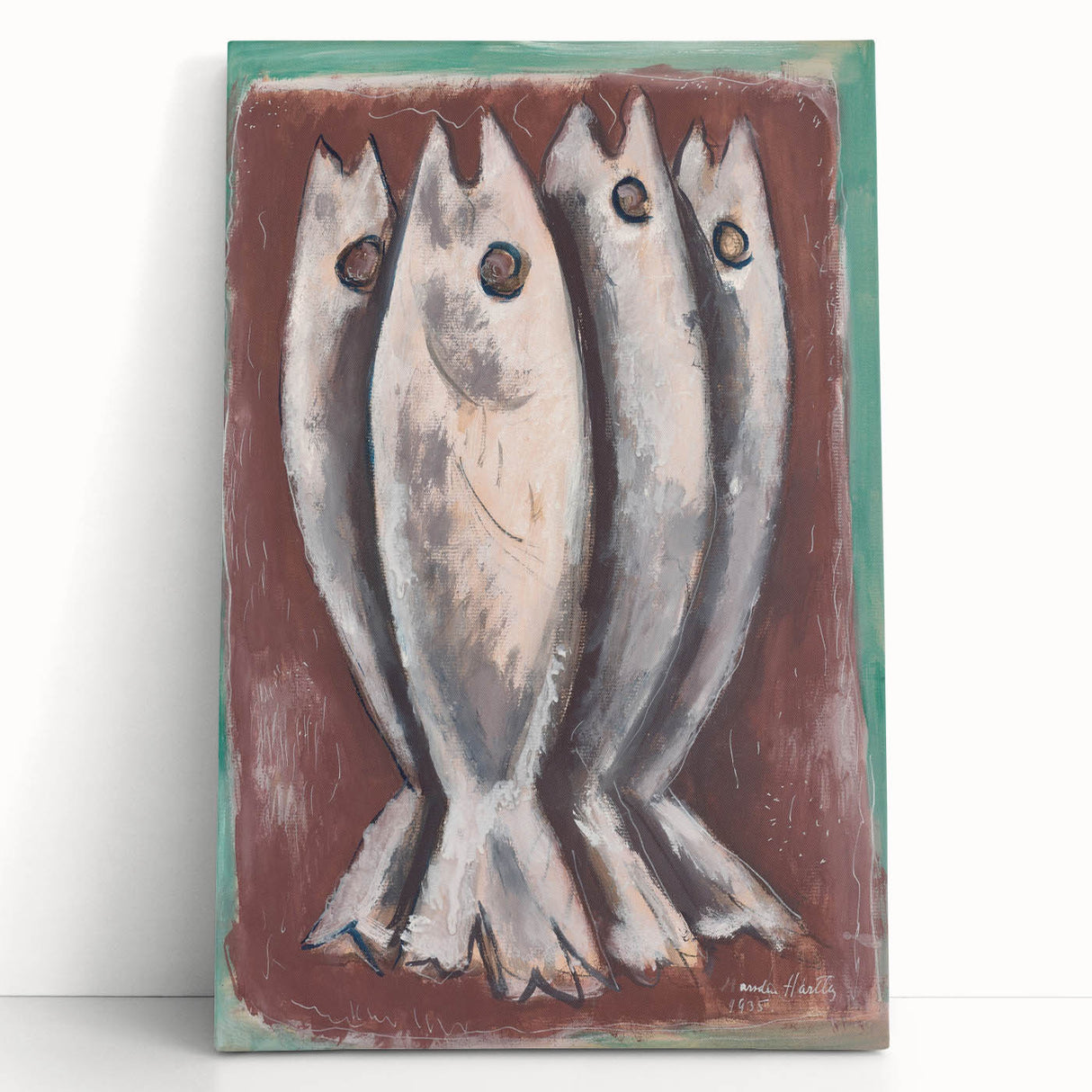 Modern Wall Art: Sea Ghosts - Expressive Maritime Composition