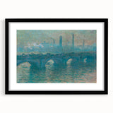 Claude Monet Prints - Waterloo Bridge Impressionist Wall Art