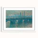 Claude Monet Prints - Waterloo Bridge Impressionist Wall Art