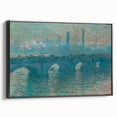 Claude Monet Prints - Waterloo Bridge Impressionist Wall Art
