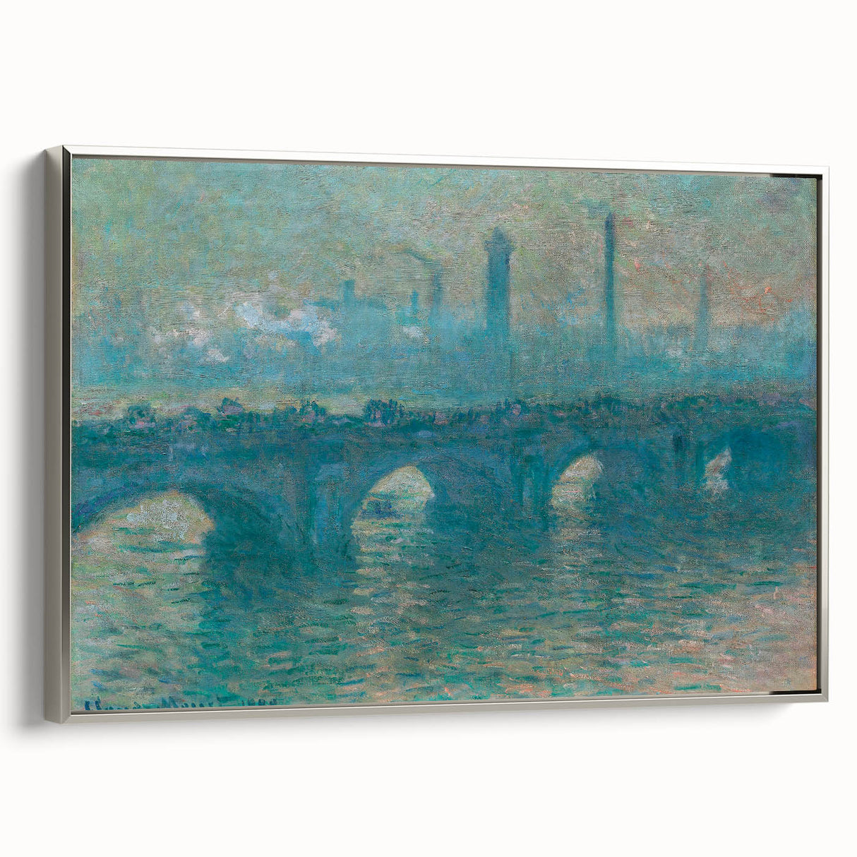 Claude Monet Prints - Waterloo Bridge Impressionist Wall Art