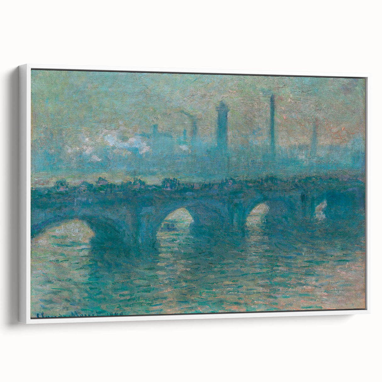 Claude Monet Prints - Waterloo Bridge Impressionist Wall Art
