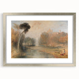 Romantic Art Prints: Schloss Rosenau, Coburg - Historic Landscape Wall Art