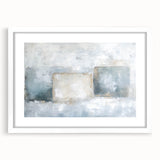 Abstract geometric frame with a white mat, showcasing a modern design that adds elegance to any space. Ideal for contemporary home decor and art enthusiasts.