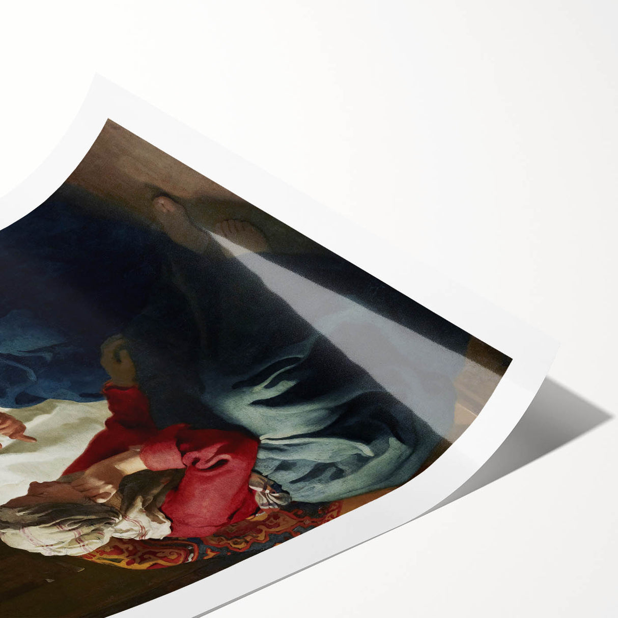 Historical Baroque Art Print - Timeless Classic Scene Wall Décor