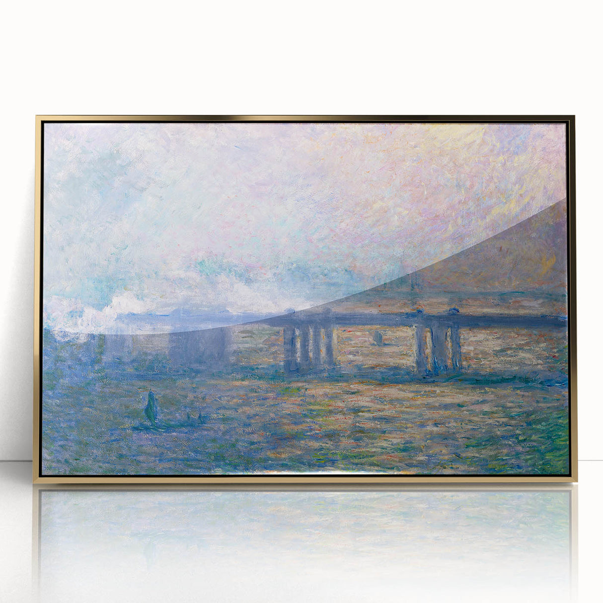 Impressionist London Scene - Monet's Charing Cross Bridge, 1903 Print