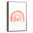 Children’s Wall Decor - Heart Rainbow Kids Room Art Print