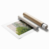 Extra large rolled canvas print featuring a floral design in soft pastel shades, ideal for classy bathroom wall art.