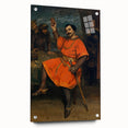 Realism Art Prints - Portrait of Louis Guéymard by Gustave Courbet