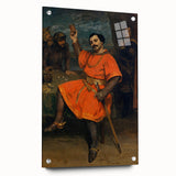 Realism Art Prints - Portrait of Louis Guéymard by Gustave Courbet