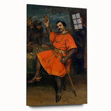 Realism Art Prints - Portrait of Louis Guéymard by Gustave Courbet