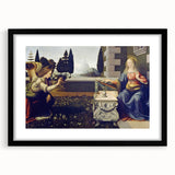 The Annunciation by Leonardo da Vinci - Renaissance Art Masterpiece