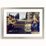 The Annunciation by Leonardo da Vinci - Renaissance Art Masterpiece