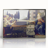 The Annunciation by Leonardo da Vinci - Renaissance Art Masterpiece