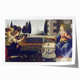 The Annunciation by Leonardo da Vinci - Renaissance Art Masterpiece