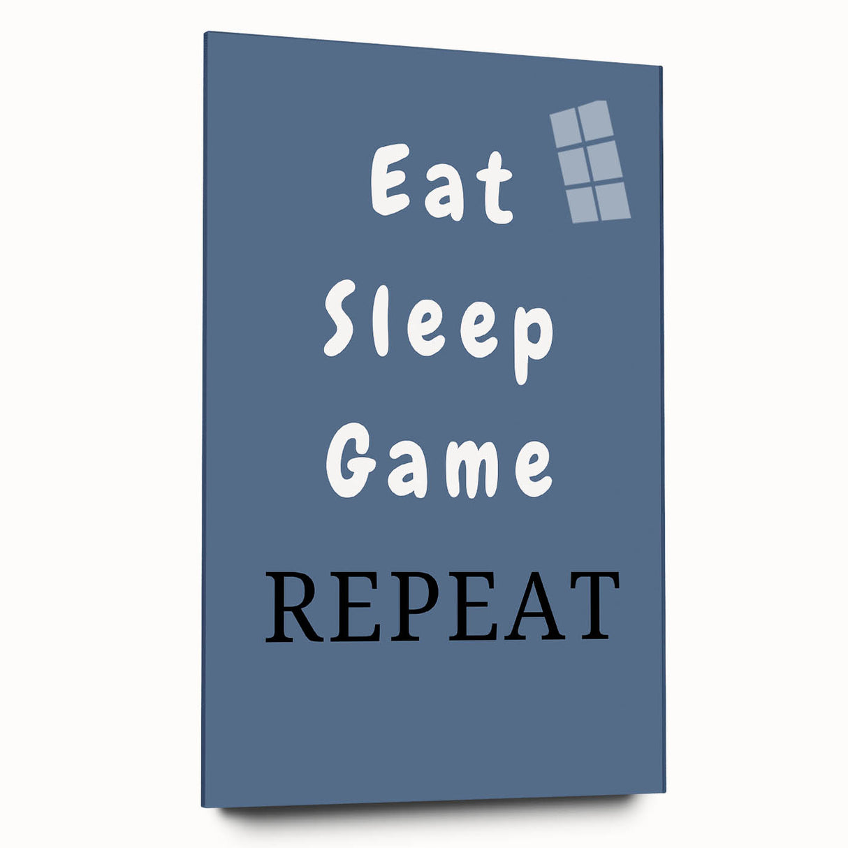Eat Sleep Game Repeat – Gamer Wall Art for Boys Room