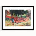 French Impressionist Art - Whispered Words by Paul Gauguin Print