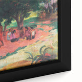 French Impressionist Art - Whispered Words by Paul Gauguin Print