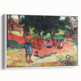 French Impressionist Art - Whispered Words by Paul Gauguin Print