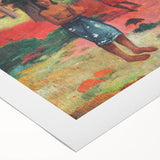 French Impressionist Art - Whispered Words by Paul Gauguin Print