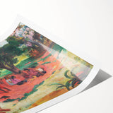 French Impressionist Art - Whispered Words by Paul Gauguin Print