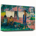 French Impressionist Art - Why Are You Angry by Paul Gauguin Print