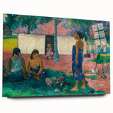 French Impressionist Art - Why Are You Angry by Paul Gauguin Print