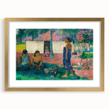 French Impressionist Art - Why Are You Angry by Paul Gauguin Print