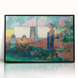 French Impressionist Art - Why Are You Angry by Paul Gauguin Print