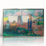 French Impressionist Art - Why Are You Angry by Paul Gauguin Print
