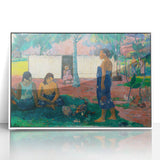 French Impressionist Art - Why Are You Angry by Paul Gauguin Print