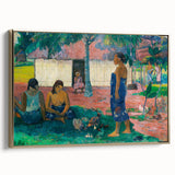 French Impressionist Art - Why Are You Angry by Paul Gauguin Print