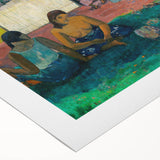 French Impressionist Art - Why Are You Angry by Paul Gauguin Print