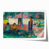 French Impressionist Art - Why Are You Angry by Paul Gauguin Print