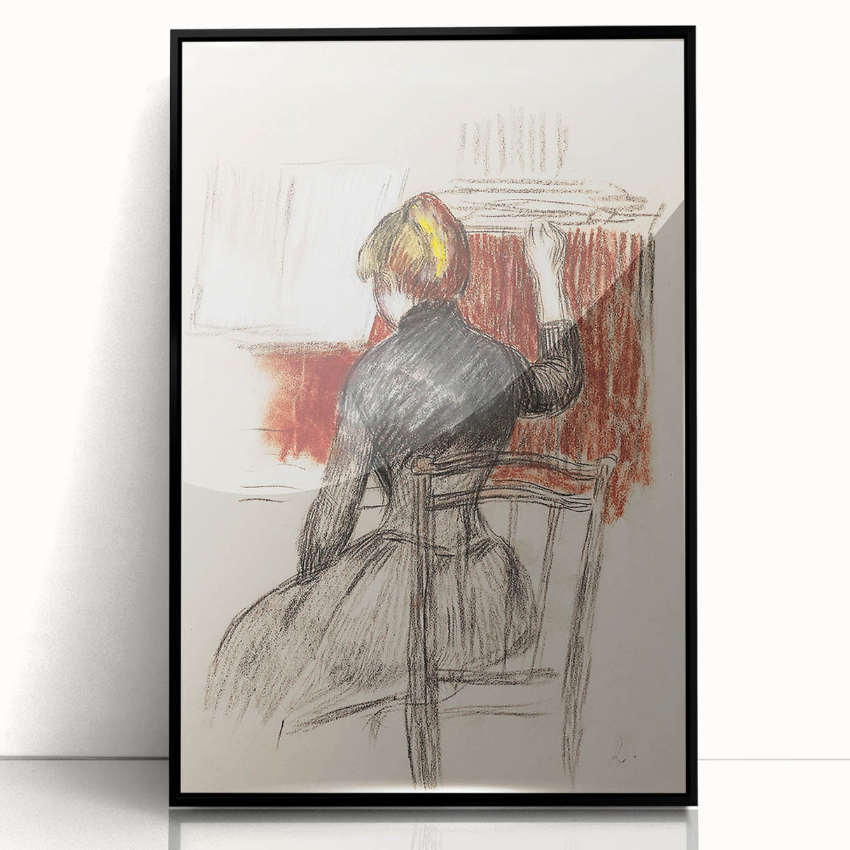 Impressionist Art - Renoir’s ‘Woman at a Piano’ Wall Decor