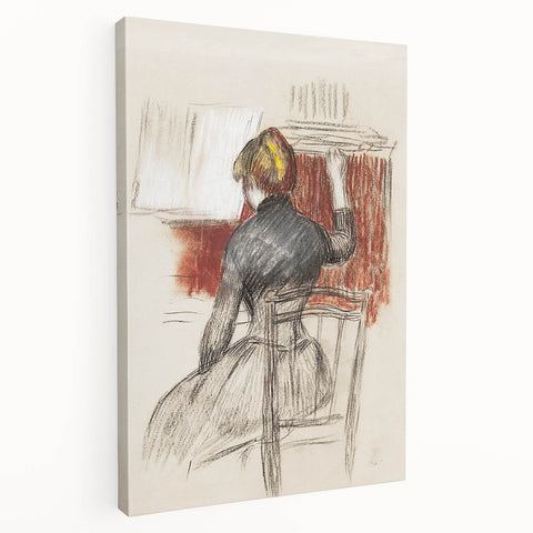 Impressionist Art - Renoir’s ‘Woman at a Piano’ Wall Decor