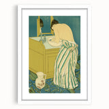 Impressionist Poster Art - Cassatt’s ‘Woman Bathing’ Wall Decor