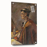 Modern Wall Art: Drinking Spirits - Reflective Portrait