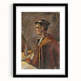Modern Wall Art: Drinking Spirits - Reflective Portrait