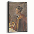 Modern Wall Art: Drinking Spirits - Reflective Portrait