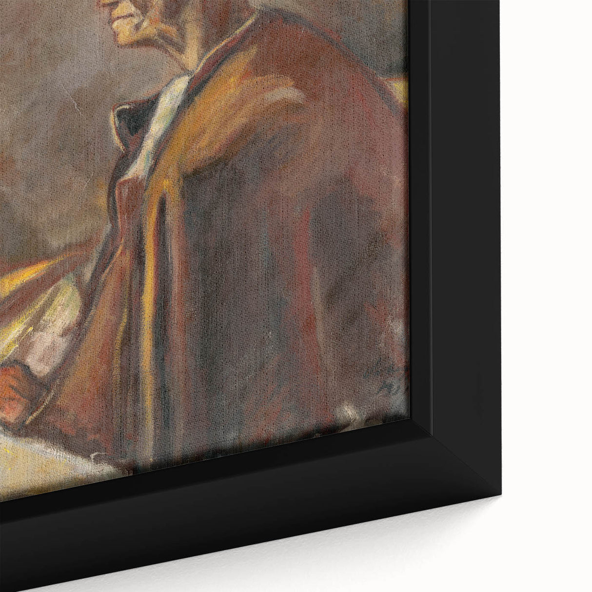 Modern Wall Art: Drinking Spirits - Reflective Portrait