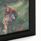 Impressionist Prints - Woman Bathing by Camille Pissarro Art