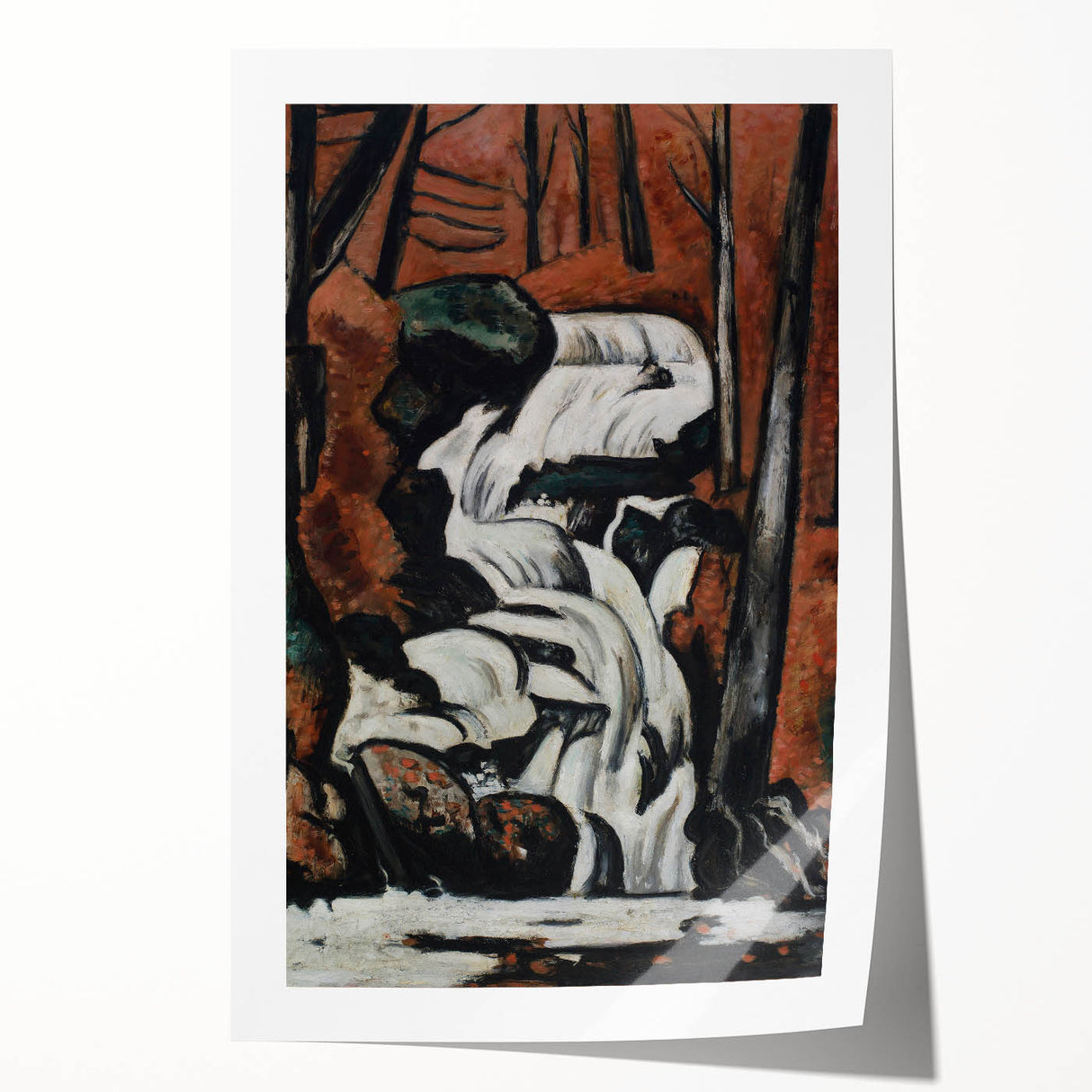 Modern Wall Art: Smelt Brook Falls - Dynamic Nature Scene