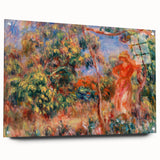 Renoir Prints - Woman in Red in Landscape Impressionist Wall Art