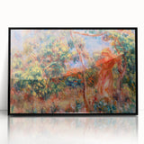 Renoir Prints - Woman in Red in Landscape Impressionist Wall Art