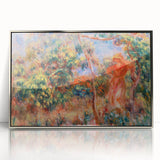 Renoir Prints - Woman in Red in Landscape Impressionist Wall Art