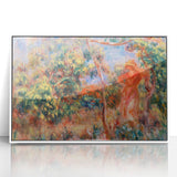 Renoir Prints - Woman in Red in Landscape Impressionist Wall Art