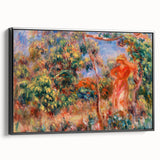 Renoir Prints - Woman in Red in Landscape Impressionist Wall Art