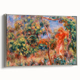 Renoir Prints - Woman in Red in Landscape Impressionist Wall Art