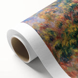 Renoir Prints - Woman in Red in Landscape Impressionist Wall Art